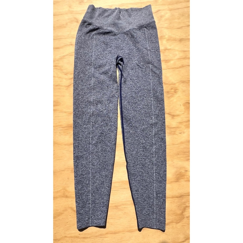 Pink Active Victorias Secret Seamless Leggings Blue Heather Marl Medium M